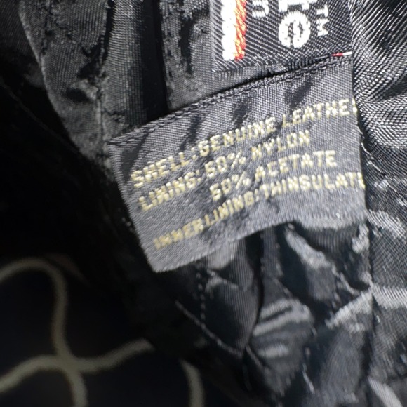 Express Avenue De L'opera Leather‎ Belted Moto Jacket Thinsulate Y2K Black S - Picture 15 of 16